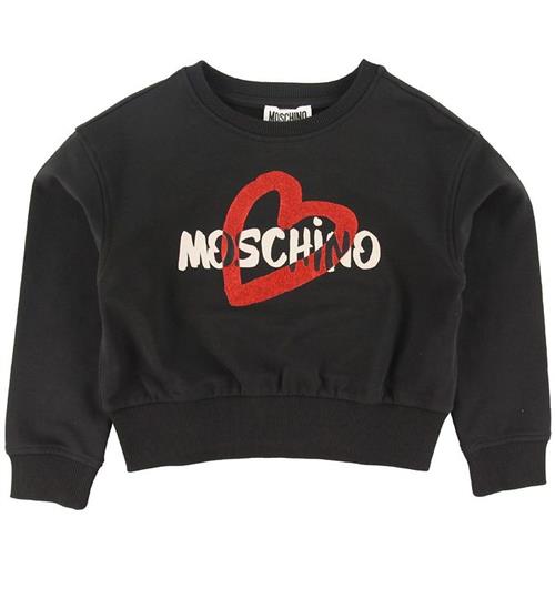 Moschino Moschino Sweatshirt - Sort m. Glimmer/Logo