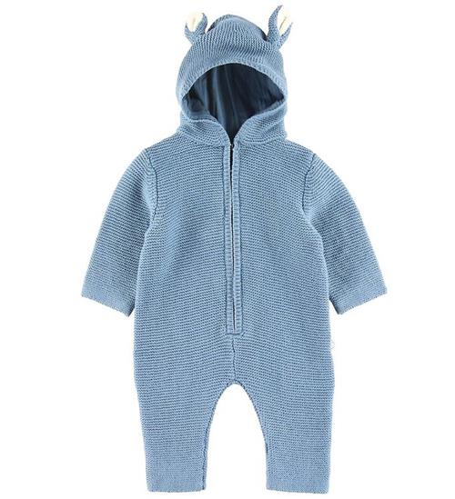 Se Stella McCartney Kids Stella McCartney Kids Heldragt - Uld/Bomuld - Horse - BlÃ¥ ved KidsWorld