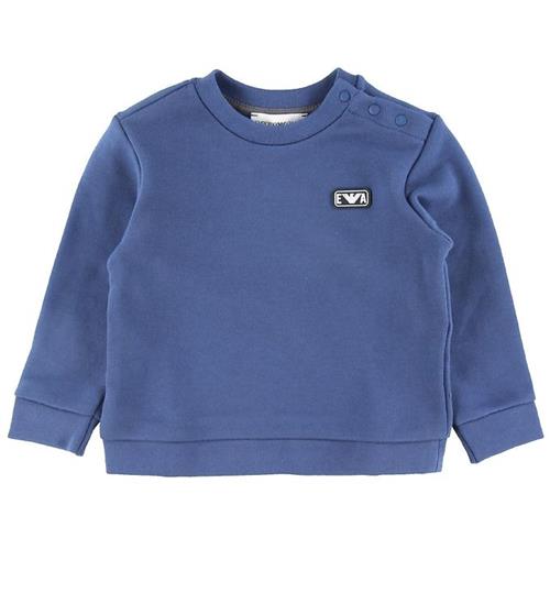 Se Emporio Armani Emporio Armani Sweatshirt - BlÃ¥ ved KidsWorld