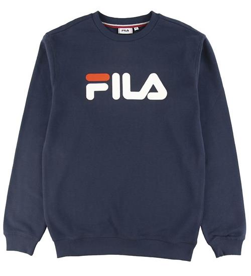 Se Fila Fila Sweatshirt - Classic Pure - Black Iris ved KidsWorld