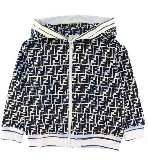 Fendi Fendi Cardigan - LyseblÃ¥ m. Logo