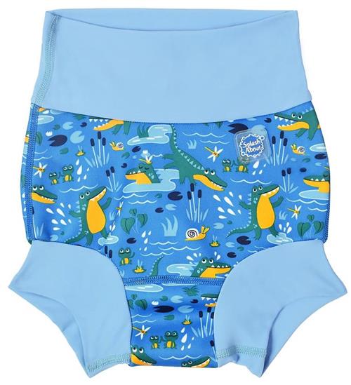 Se Splash About Blebadebukser - Happy Nappy - UV50+ - Crocodile Swa ved KidsWorld