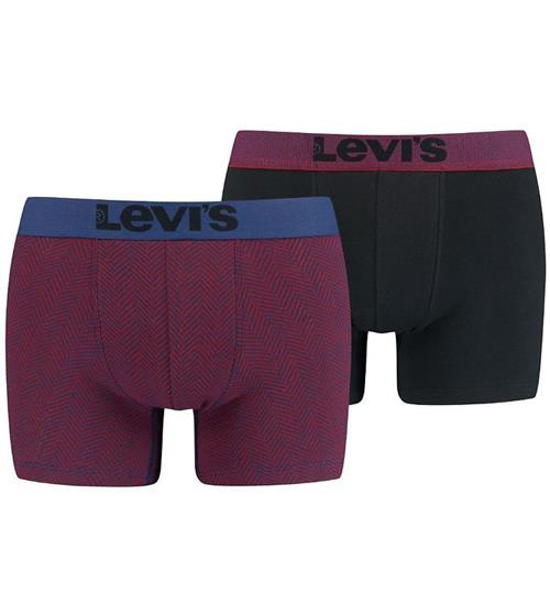 Levis Boxershorts - 2-pak - Bordeaux/Sort