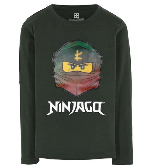 LEGOÂ® Wear LEGOÂ® Ninjago Bluse - MÃ¸rk ArmygrÃ¸n m. Holografisk Print