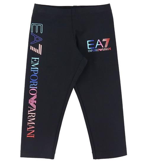 Se EA7 EA7 Leggings - Sort m. Logo ved KidsWorld