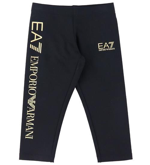 EA7 EA7 Leggings - Sort m. Guld/Logo