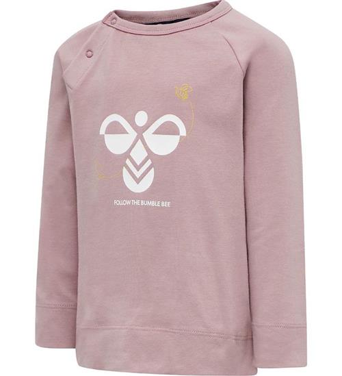 Se Hummel Bluse - hmlAlma - Rosa m. Logo ved KidsWorld