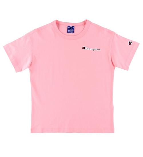 Se Champion Fashion T-shirt - LyserÃ¸d ved KidsWorld