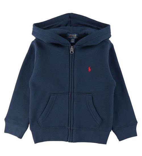 Se Polo Ralph Lauren Cardigan m. HÃ¦tte - Navy ved KidsWorld