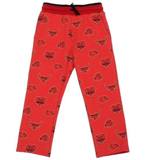 Se Kenzo Kenzo Bukser - Exclusive Edition - Bright Red/Sort m. Kenzos ved KidsWorld