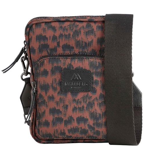Se Markberg Skuldertaske - Bexley - Recycled - Orange Animal Army/S ved KidsWorld
