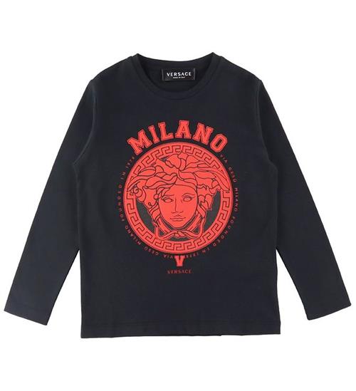 Se Versace Bluse - Medusa - Sort/RÃ¸d ved KidsWorld