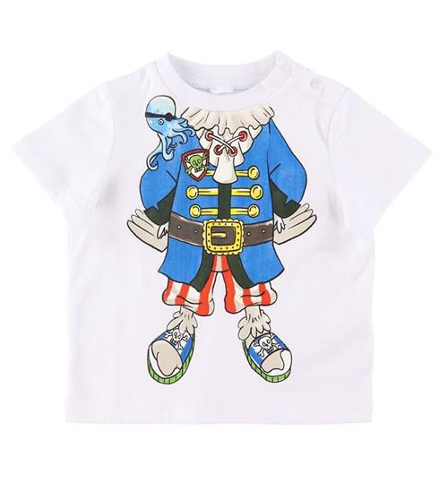 Se Stella McCartney Kids Stella McCartney Kids T-shirt - Hvid m. Pirat ved KidsWorld