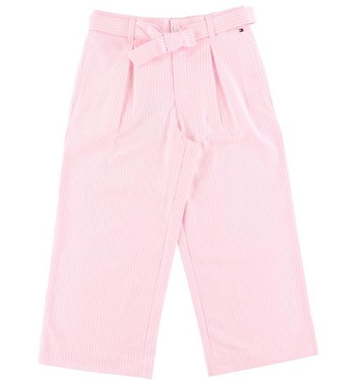 Se Tommy Hilfiger Tommy Hilfiger Bukser - Neon Ithaca - Cotton Candy m. Striber ved KidsWorld