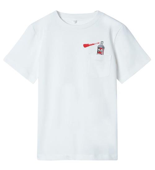 Se Stella McCartney Kids Stella McCartney Kids T-shirt - Spray - Off White ved KidsWorld