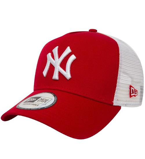 New Era New Era Kasket - Clean Trucker 2 - New York Yankees - RÃ¸d