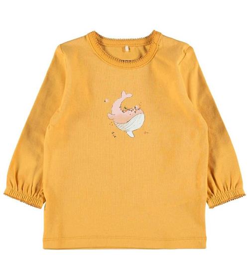 Se Name It Name It Bluse - NbfFenja - Ochre m. Hval ved KidsWorld