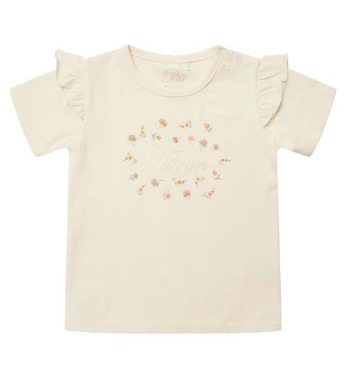 Sofie Schnoor Petit by Sofie Schnoor T-shirt - Penelope - Off White m. Blomste