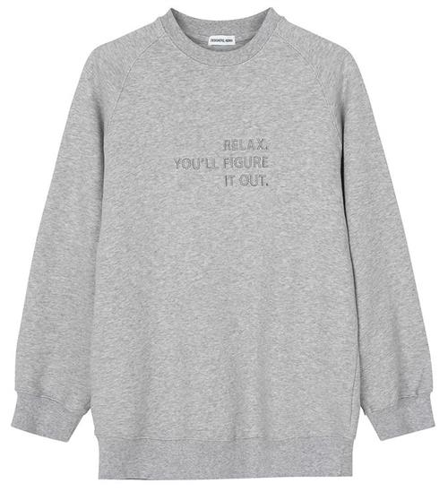 Designers Remix Designers Remix Sweatshirt - Willie - GrÃ¥meleret