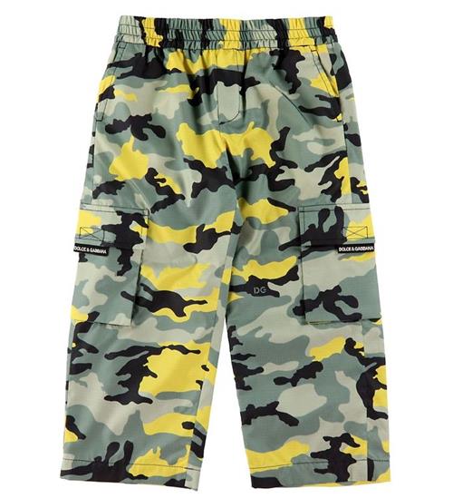 Se Dolce & Gabbana Skalbukser - DG Skate - Camouflage ved KidsWorld