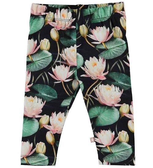 Se Molo Leggings - Stefanie - Water Lilies ved KidsWorld