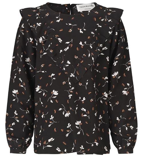 Se Rosemunde Skjortebluse - Black Day Flower Print ved KidsWorld