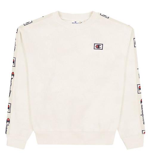 Champion Champion Fashion Sweatshirt - Hvid/GrÃ¥ m. Logo