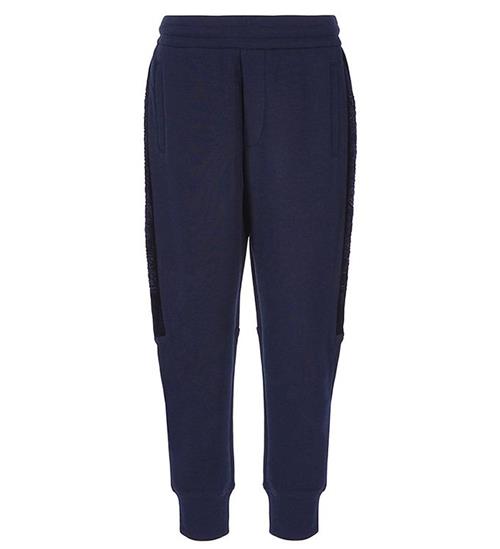 Se Emporio Armani Bukser - Navy m. Velour ved KidsWorld