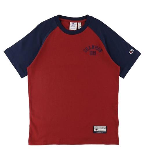 Se Champion Fashion T-shirt - RÃ¸d/Navy ved KidsWorld