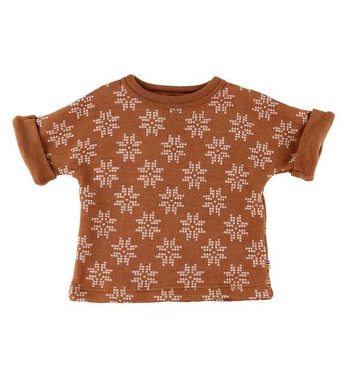 Se Joha Joha T-shirt - Uld - BrÃ¦ndt Orange m. Stjerner ved KidsWorld