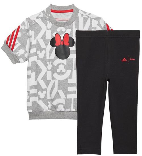 Se adidas Performance SommersÃ¦t - Disney Minnie Mouse - GrÃ¥/Hvid/So ved KidsWorld