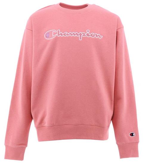 Se Champion Champion Fashion Sweatshirt - Rosa m Logo ved KidsWorld