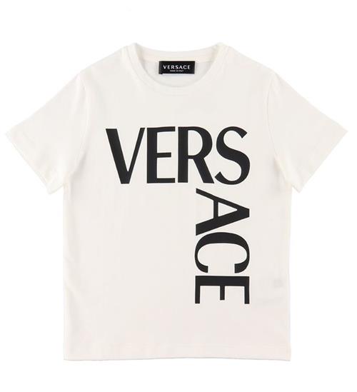 Se Versace Versace T-shirt - Hvid/Sort ved KidsWorld