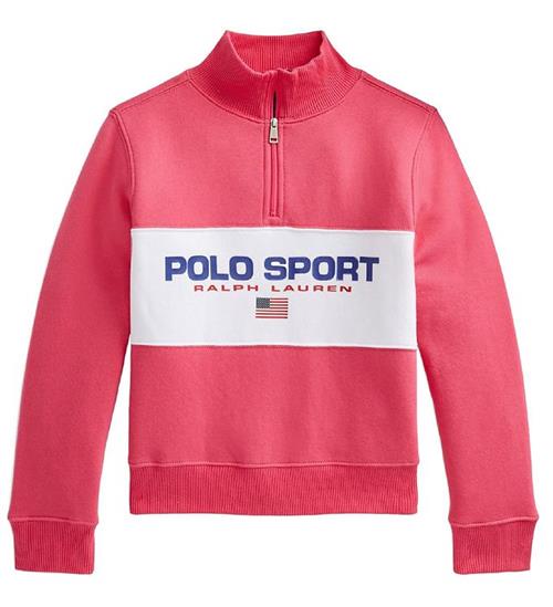 Polo Ralph Lauren Polo Ralph Lauren Sweatshirt m. LynlÃ¥s - Polo Sport - Pink m. Pr