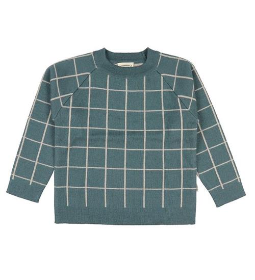 Se Voksi Bluse - Uld - Sea Green m. Tern ved KidsWorld