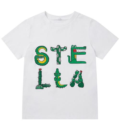 Se Stella McCartney Kids T-shirt - Hvid m. Tryk ved KidsWorld