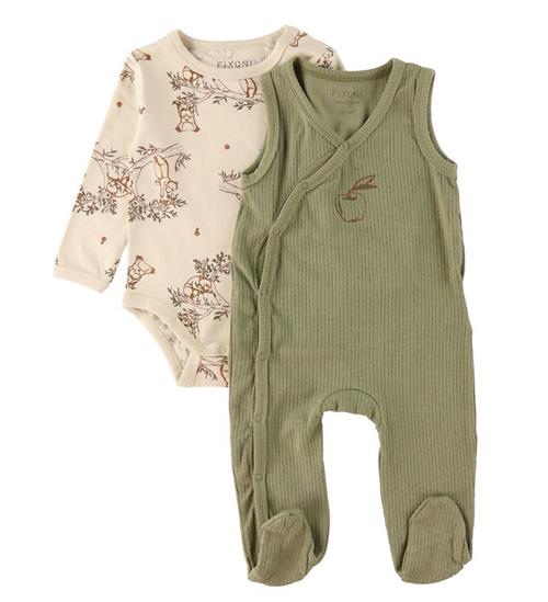 Se Fixoni Fixoni Sparkedragt m. Body l/Ã¦ - Sheer Bliss/Beige m. BjÃ¸rne ved KidsWorld