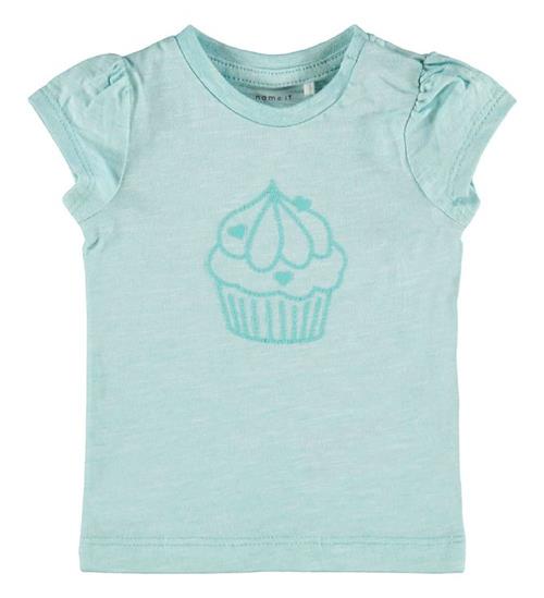 Se Name It Name It T-shirt - NbfHanne - Pastel Turquise ved KidsWorld