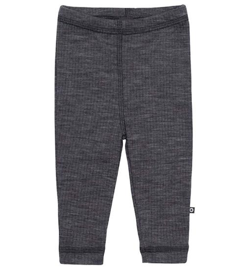 Smallstuff Leggings - Uld - Rib - Dark Grey