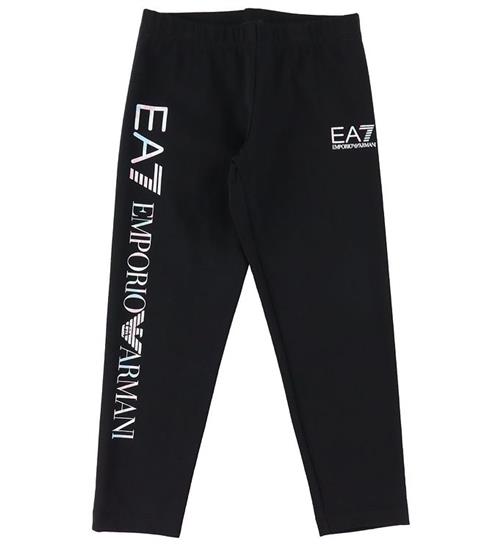 EA7 EA7 Leggings - 3/4 - Sort m. Pastel