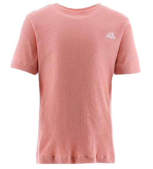 Se Champion Fashion T-shirt - Rib - Rosa ved KidsWorld