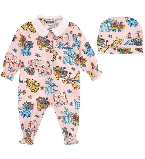 Se Moschino Moschino GaveÃ¦ske - Heldragt/Hue - Rosa m. Print ved KidsWorld