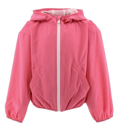 Se Emporio Armani Emporio Armani Jakke - Rosa Carmine m. Logo ved KidsWorld