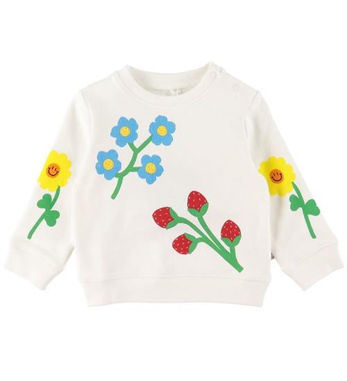 Se Stella McCartney Kids Stella McCartney Kids Sweatshirt - Hvid m. Blomster ved KidsWorld