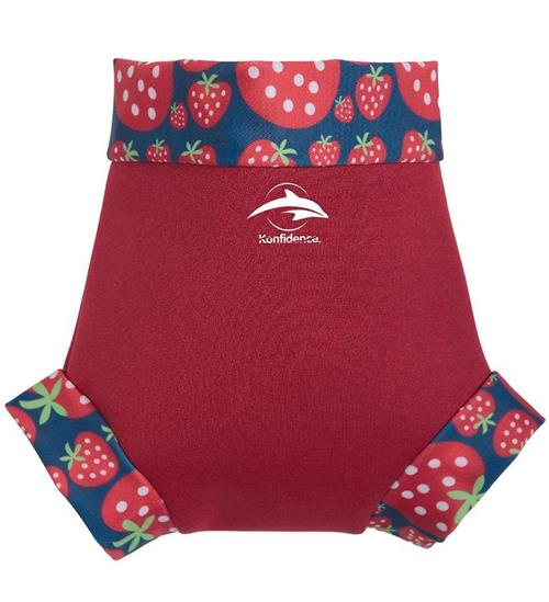 Konfidence Konfidence Blebadebukser - UV50+ - Nappy E-flex - Strawberry