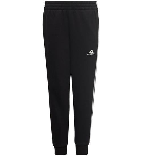 adidas Performance Sweatpants - 3-Stripes - Sort/Hvid