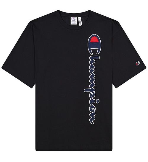 Se Champion Champion Fashion T-shirt - Sort m. Logo ved KidsWorld