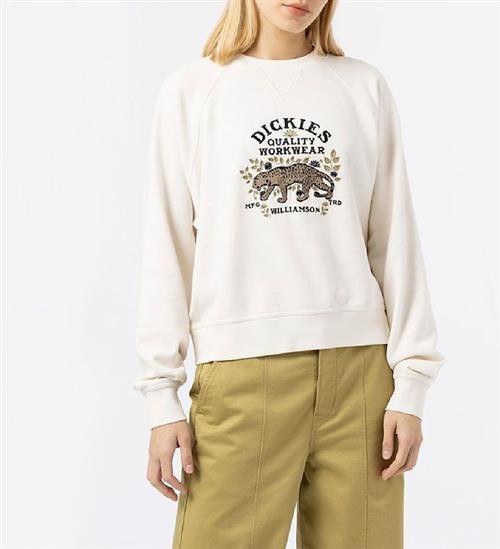 Se Dickies Sweatshirt - Fort Lewis - Ecru ved KidsWorld