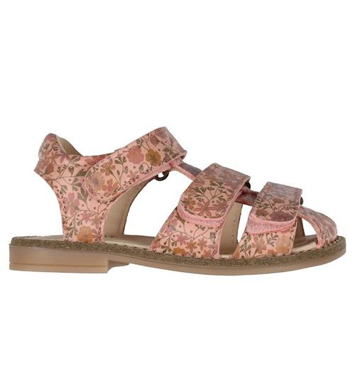 Se Wheat Wheat Sandaler - Addison - Rose Sand Flowers ved KidsWorld