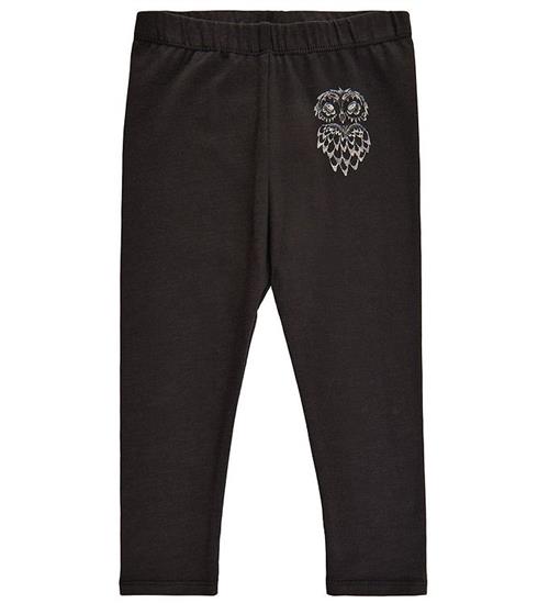 Soft Gallery Soft Gallery Leggings - SGBaby Paula - Owl - Jet Black